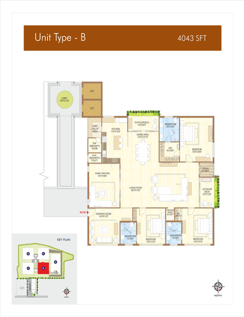Aditya Lifestyle floorplan 5330 sqft north facing