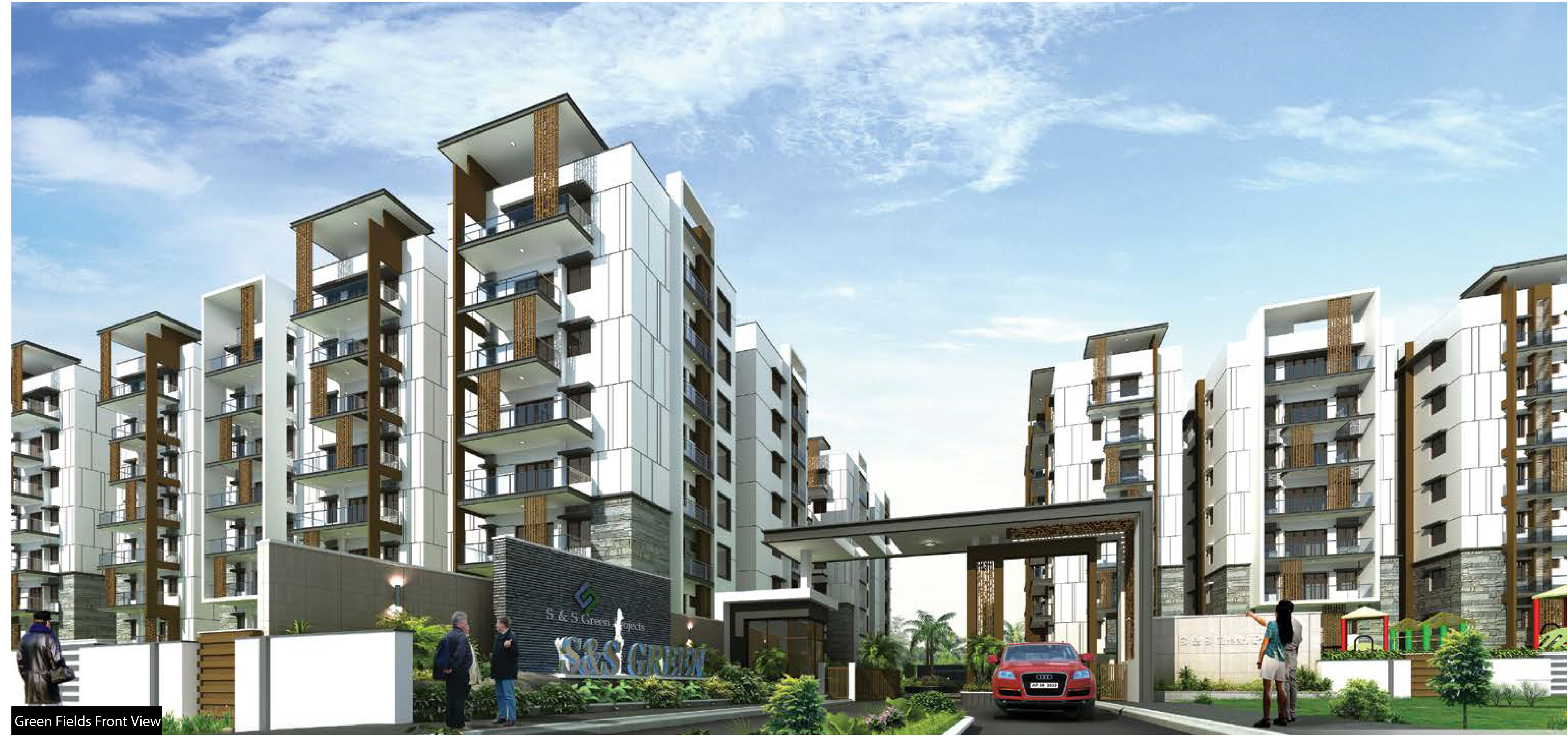 apartments for Sale in , vijayawada-real estate in vijayawada-green fields